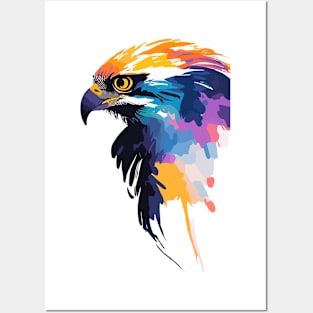Eagle Bird Wild Nature Animal Colors Art Posters and Art